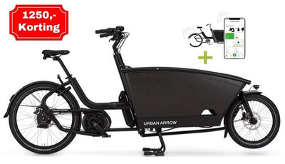 Urban Arrow | Family Cargo Line 85Nm - zwart - elektrische bakfiets